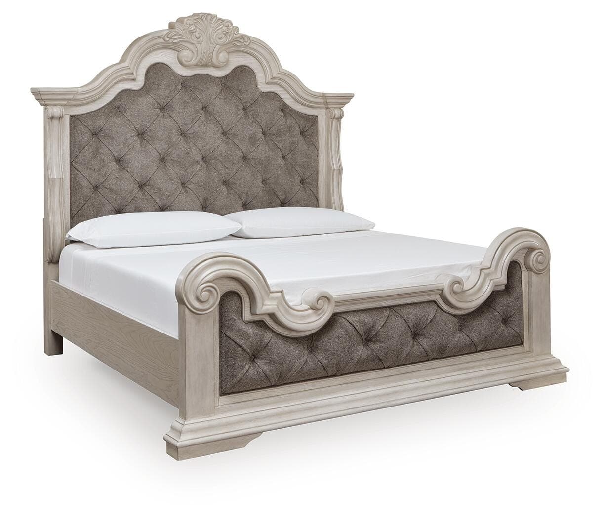 Andonhall California King Upholstered Panel Bed